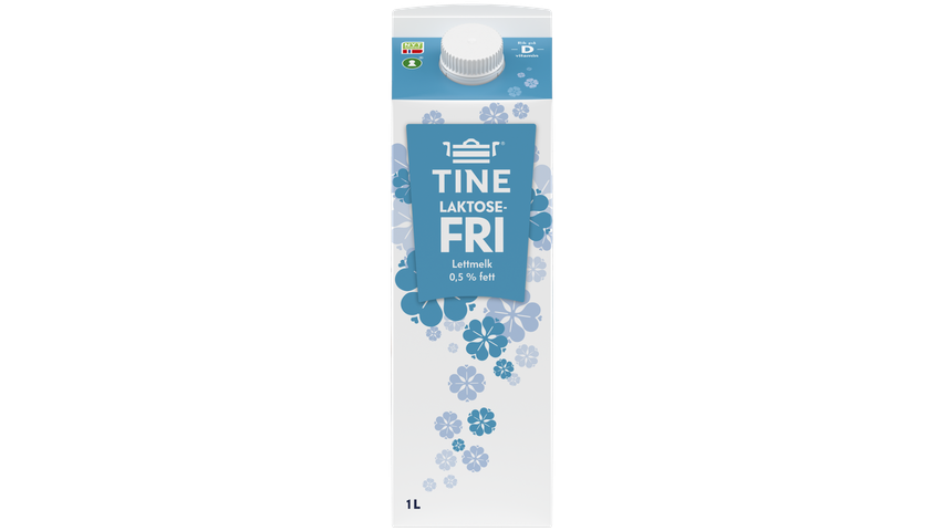 TINE Laktosefri Lettmelk 0.5% | 1l