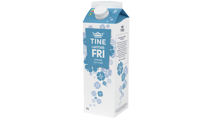 TINE Laktosefri Lettmelk 0.5% | 1l