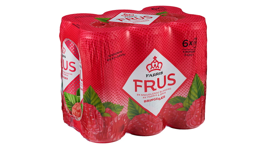 Farris Frus Bringebær | 6 x 0.33l