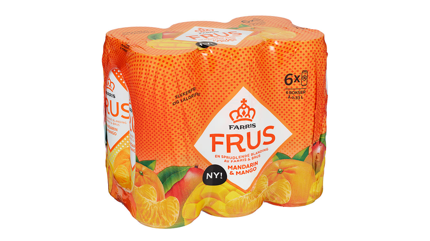 Farris Frus Mandarin & Mango | 6 x 330ml
