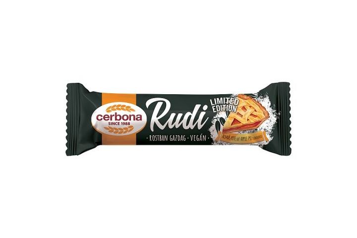 Cerbona Rudi Apple Pie Flavored Oat Bar, with Apple Filling, Cocoa Coating 30 g