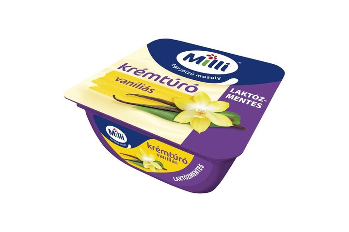 Milli Lactose-Free Vanilla Flavoured Cottage Cheese Cream 90 g
