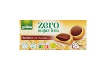 Gullón Zero cukormentes étcsokoládéval bevont keksz édesítőszerrel 5 x 37,2 g (186 g)