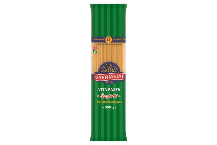 Gyermelyi Vita Pasta Spaghetti durum száraztészta 500 g