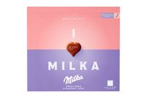 Milka I love Milka alpesi tejcsokoládé praliné epres töltelékkel 20 db 110 g