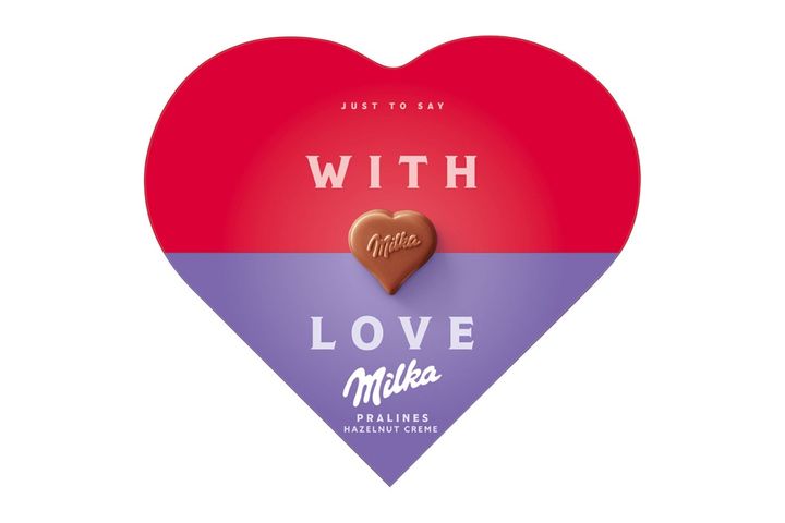 Milka I Love Milka Nut Nougat Box of Chocolates | 44 g
