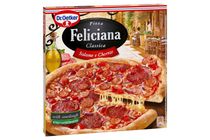 Dr. Oetker Feliciana gyorsfagyasztott pizza szalámival és chorizo szalámival 320 g