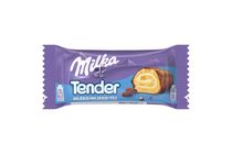 Milka Tender piskótatekercs tejes krémtöltelékkel tejcsokoládéval mártva 37 g