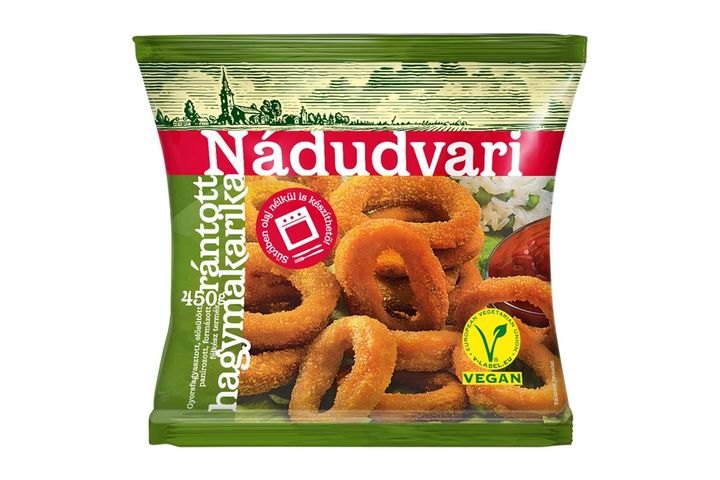 Nádudvari gyorsfagyasztott rántott hagymakarika 450 g