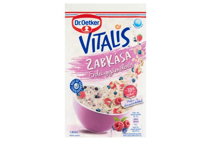 Dr. Oetker Vitalis erdei gyümölcsös zabkása alappor 53 g