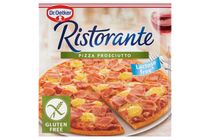 Dr. Oetker Ristorante Pizza Prosciutto gyorsfagyasztott gluténmentes pizza sonkával és sajttal 345 g