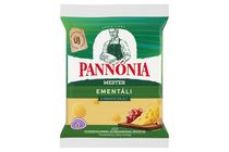 Pannónia Mester Emmental Chopped, Fat, Hard Cheese with Fermentation Holes 200 g