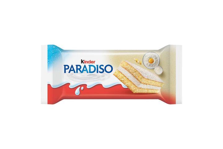Kinder Paradiso piskótadesszert tejes krémmel töltve, citrom ízesítéssel 29 g