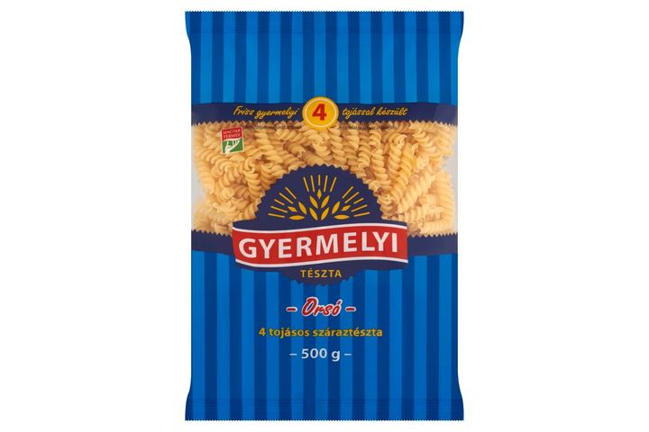 Gyermelyi orsó 4 tojásos száraztészta 500 g
