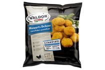 Valdor Nuggets Deluxe gyorsfagyasztott, készre sütött csirkemellfilé cornflakes panírban 540 g