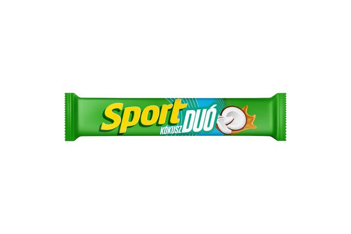 Sport Duó Tejcsokoládéval Mártott Szelet Kókuszos, Karamellás Töltelékkel 60 G