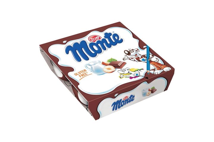 Zott Monte csokoládés, mogyorós tejdesszert 4 x 55 g (220 g)