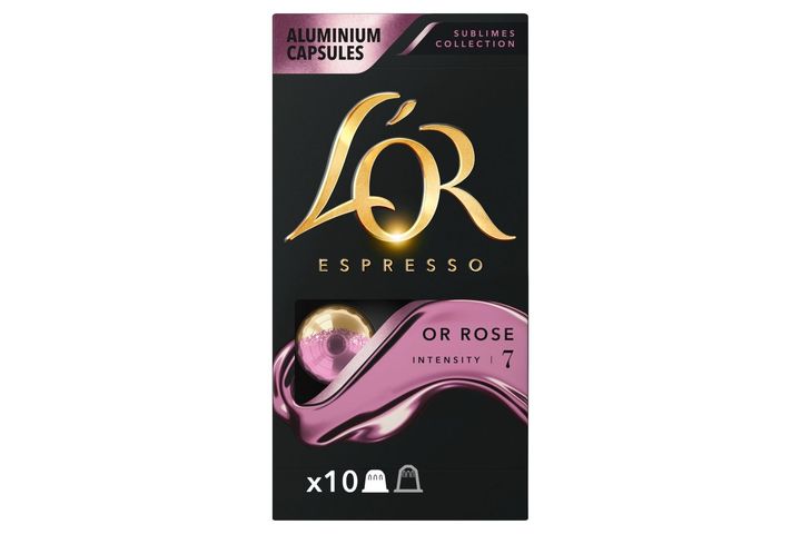 L'OR Espresso Or Rose Ground Roasted Coffee in Capsules 10 pcs 52 g