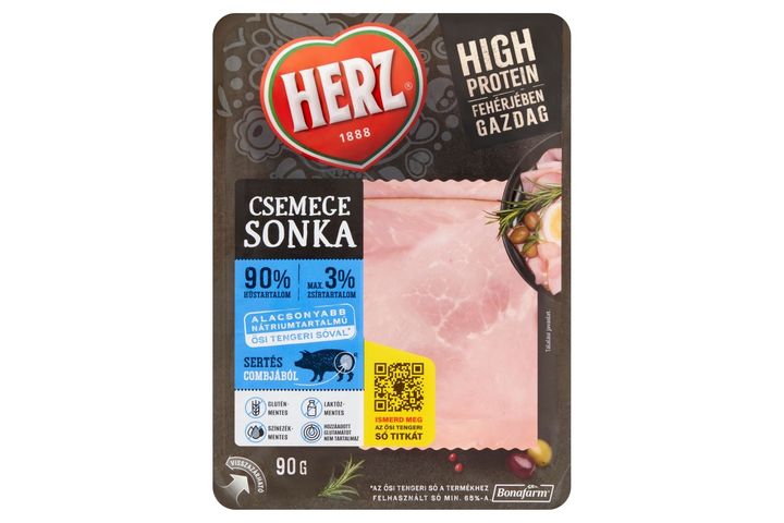 HERZ szeletelt csemege sonka 90 g