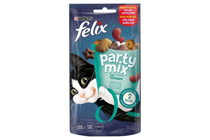 Purina Felix Party Mix Ocean Mix macska jutalomfalat 60 g