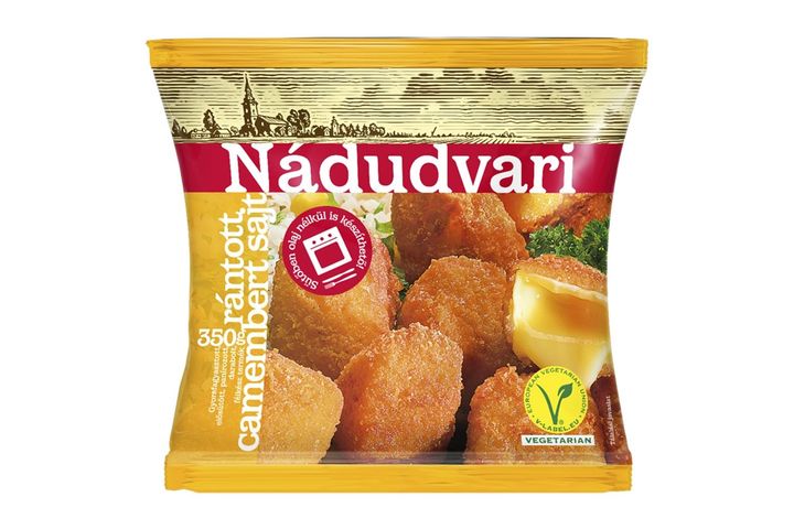 Nádudvari gyorsfagyasztott rántott camembert sajt 350 g
