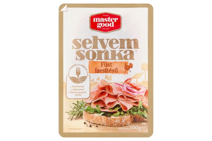 Master Good szeletelt, füst ízesítésű selyemsonka 100 g