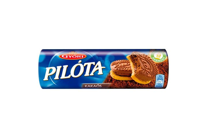 Győri Pilóta kakaós krémmel töltött omlós keksz 180 g