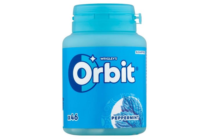 Orbit Peppermint mentaízű cukormentes rágógumi édesítőszerrel 64 g