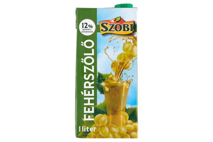 Szobi szűrt-fehérszőlő ital cukorral és édesítőszerekkel 1 l