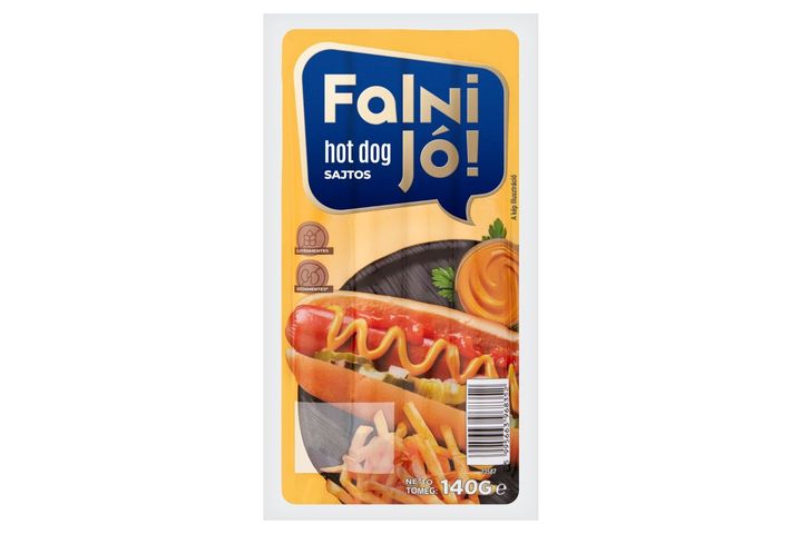 Falni Jó! Smoked Flavoured Hot-Dog with Cheese 140 g