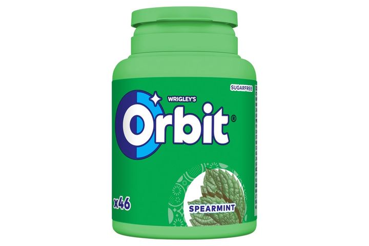 Orbit Spearmint mentaízű cukormentes rágógumi édesítőszerrel 64 g