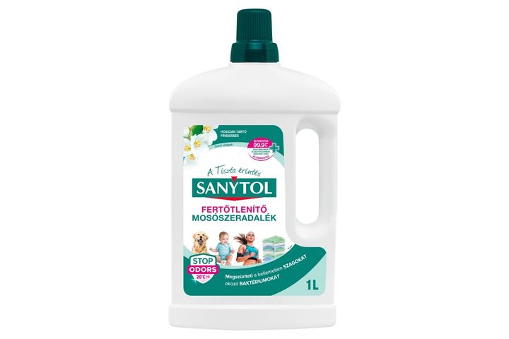 Sanytol Fehér virágok klórmentes fertőtlenítő mosószeradalék 1 l