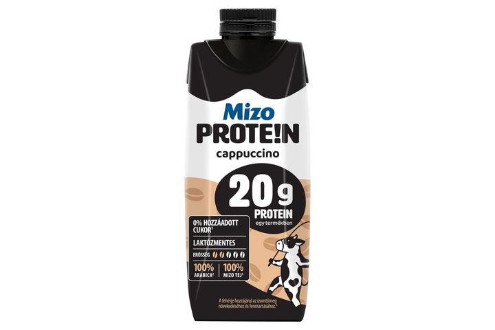 Mizo Protein UHT Cappuccino Lactose-Free Coffee Milk Drink 250 ml