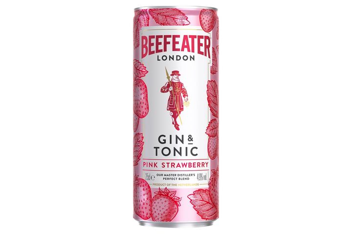 Beefeater Pink alkoholos üdítőital ginből és tonikból 4,9% 0,25 l