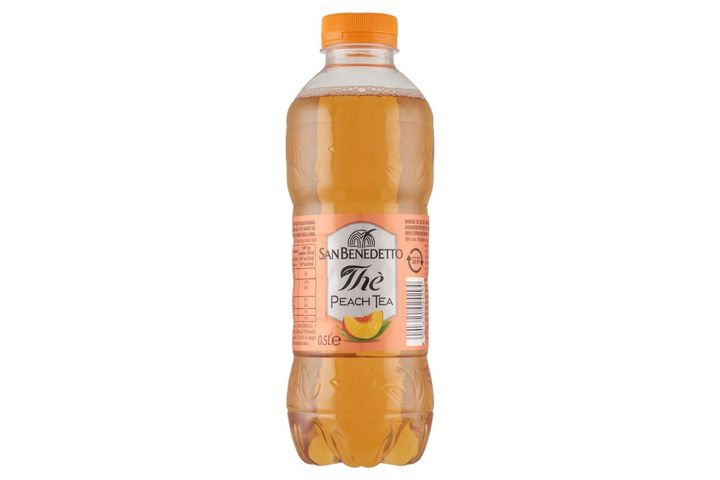 San Benedetto barackos ice tea ízű alkoholmentes üdítőital cukorral és édesítőszerekkel 0,5 l