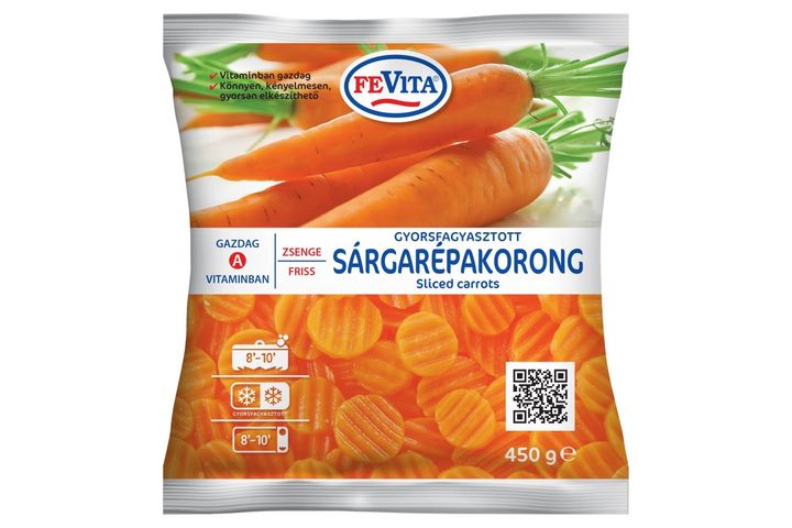 FeVita gyorsfagyasztott sárgarépakorong 450 g
