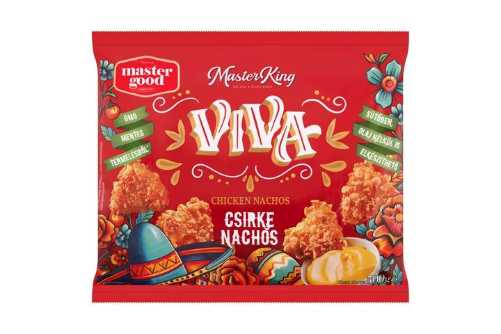 Master Good Master King Viva gyorsfagyasztott csirke nachos 500 g