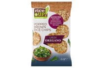 RiceUp! teljes kiőrlésű barna rizschips oregánóval 60 g