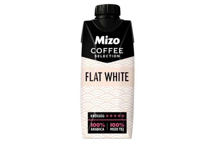 Mizo Coffee Selection Flat White UHT zsírszegény kávés tej 250 ml