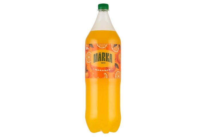 Márka narancs szénsavas üdítőital cukorral és édesítőszerrel 2 l