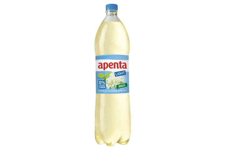 Apenta Light energiamentes bodza üdítőital enyhén szénsavas ásványvízzel, édesítőszerekkel 1,5 l