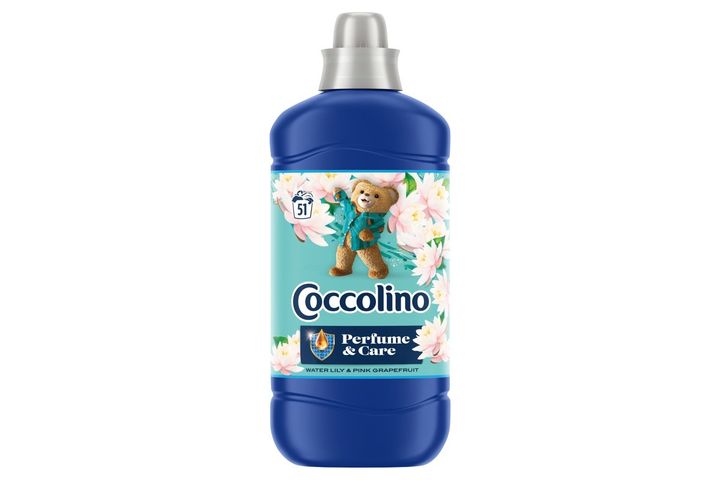 Coccolino Perfume & Care Water Lily & Pink Grapefruit öblítőkoncentrátum 51 mosás 1275 ml