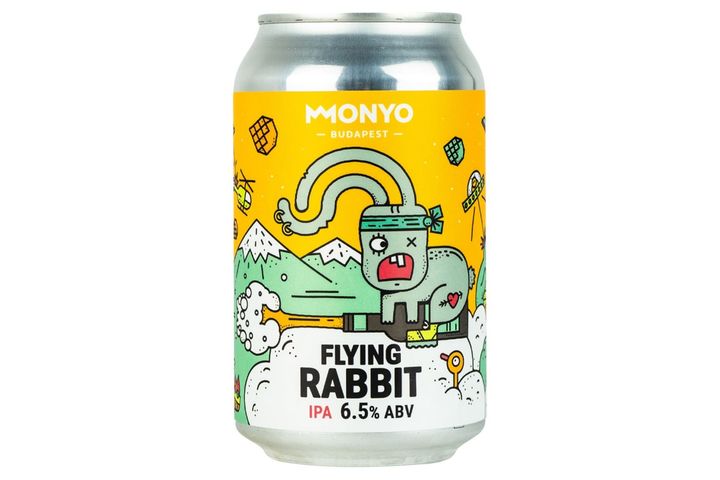 MONYO Flying Rabbit India Pale Ale típusú szűretlen felsőerjesztésű sör 6,5% 330 ml
