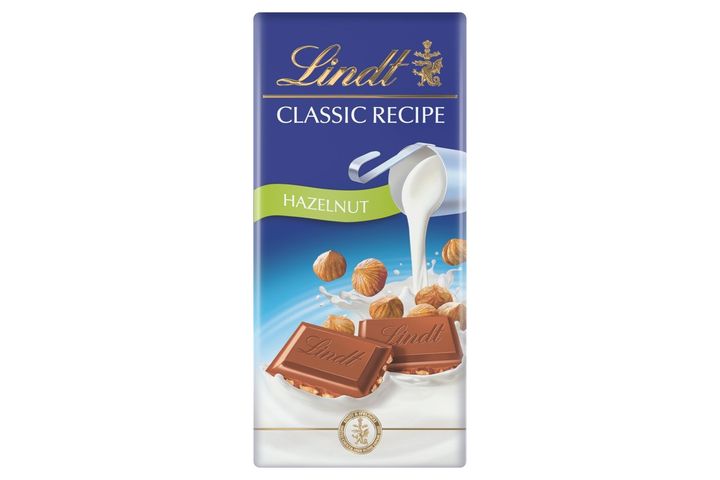 Lindt Classic Recipe mogyorós tejcsokoládé 100 g