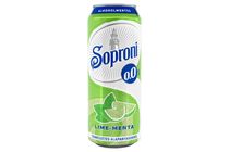 Soproni lime-mentás alkoholmentes sörital 0,0% 500 ml