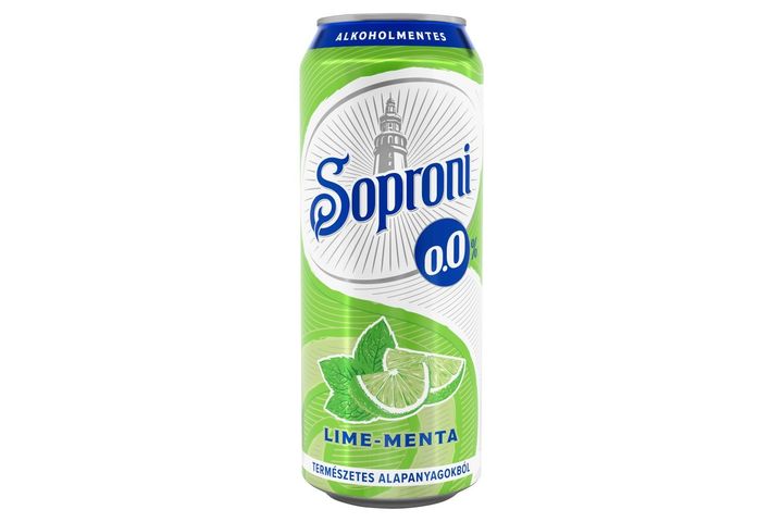 Sopron Lime-Mint Non-Alcoholic Beer Drink 0,0% 500 ml