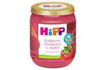 Hipp Erdbeere Himbeere in Apfel 160g