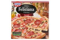 Dr. Oetker Feliciana gyorsfagyasztott pizza sonkával, gombával és szalámival 335 g
