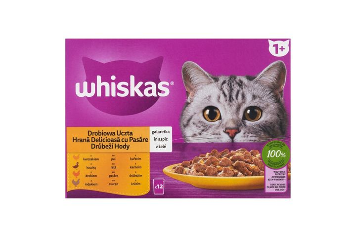 Whiskas Pouches Poultry in Jelly | 12 x 85 g