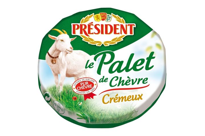 Président Palet de Chevre zsíros lágy kecskesajt pasztőrözött kecsketejből 120 g